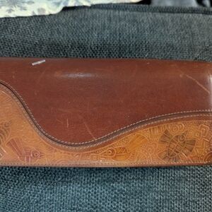 Brown Embossed Leather Wallet